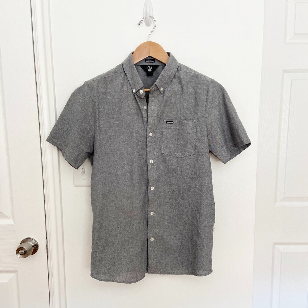 VOLCOM | Men's Button Down Short-Sleeve Shirt